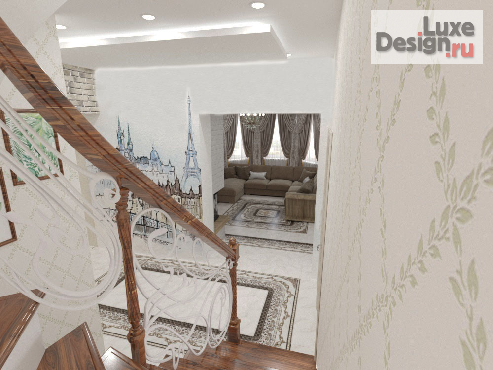 Дизайн интерьера коттеджа "Коттедж " (фото 5)