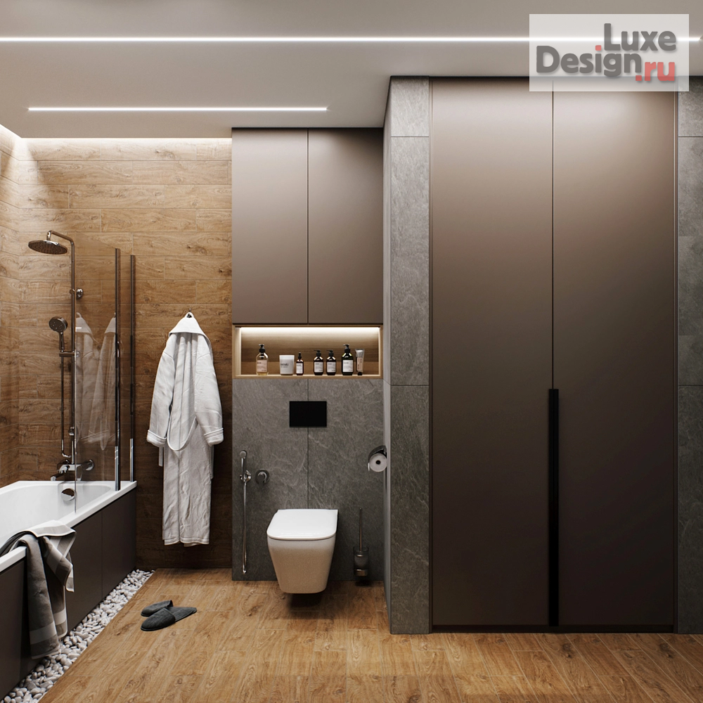 Дизайн интерьера двухкомнатной квартиры " Проект квартиры 63,7кв.м. для молодой семьи" (фото 16)