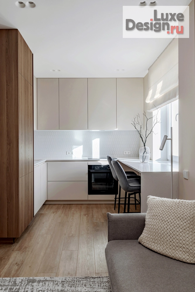 Дизайн интерьера однокомнатной квартиры "Реализованный проект квартиры 30кв.м." (фото 1)