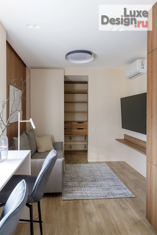 Дизайн интерьера однокомнатной квартиры "Реализованный проект квартиры 30кв.м." (фото 7)