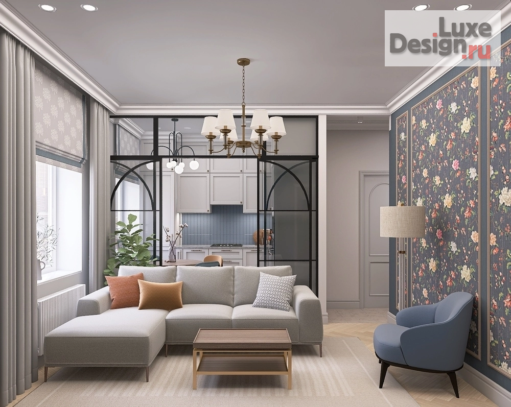 Дизайн интерьера трехкомнатной квартиры "Переделка " сталинки"" (фото 2)