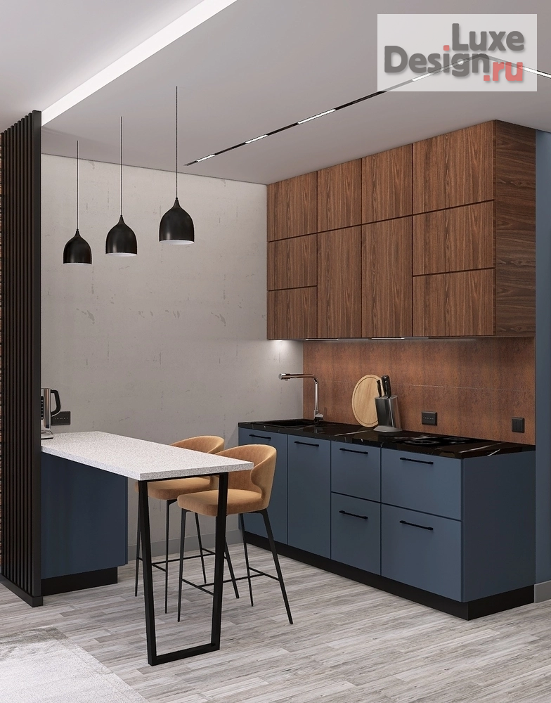 Дизайн интерьера квартиры студии "Квартира-студия" (фото 2)