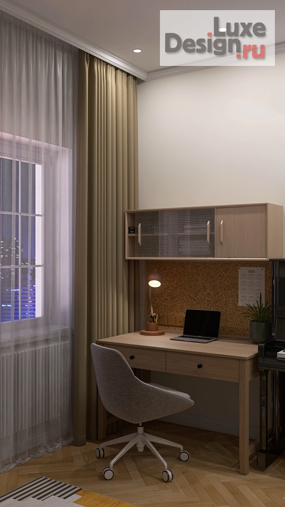 Дизайн интерьера трехкомнатной квартиры "Квартира для семьи" (фото 4)