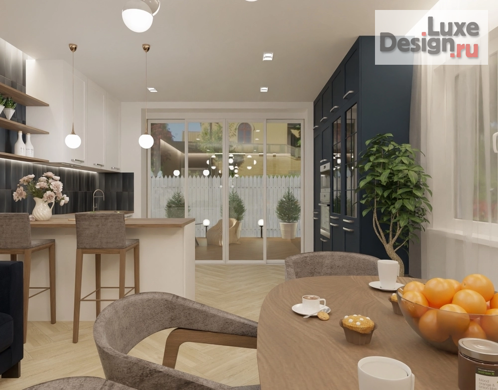 Дизайн интерьера частного дома "Загородный дом в СПб" (фото 15)