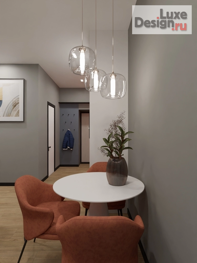 Дизайн интерьера однокомнатной квартиры "Студия в СПб, ставшая евродвушкой" (фото 11)