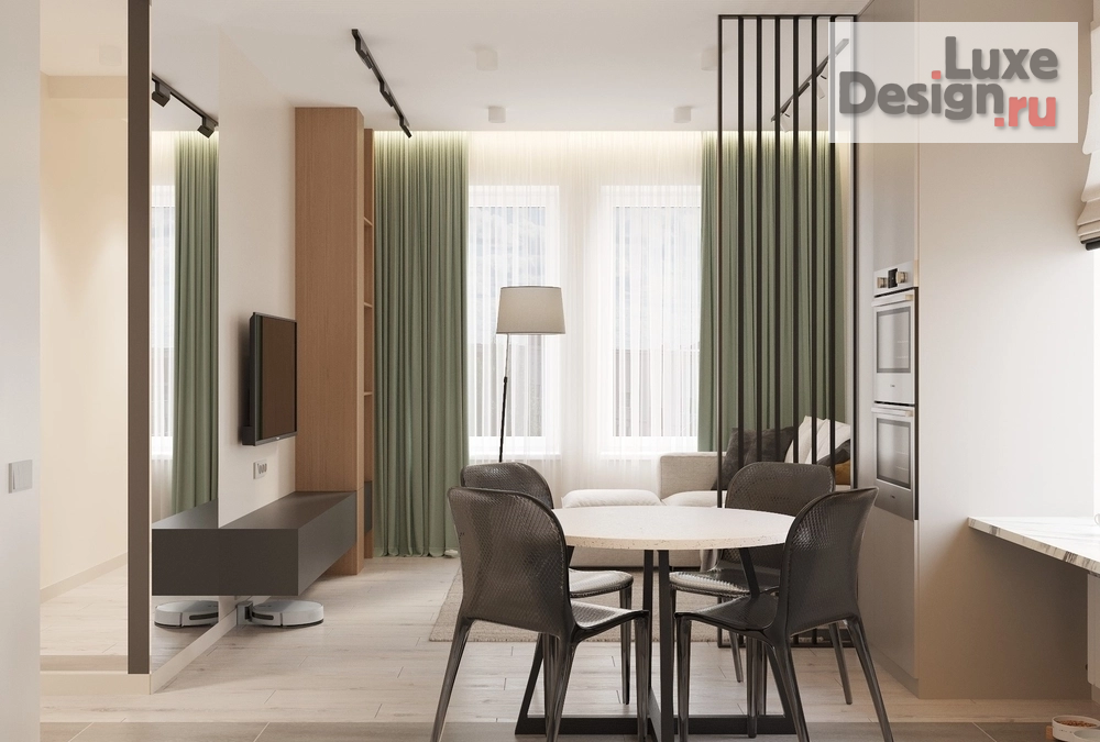 Дизайн интерьера трехкомнатной квартиры "Проект квартиры, площадью 88 кв. м для семьи с двумя сыновьями." (фото 1)