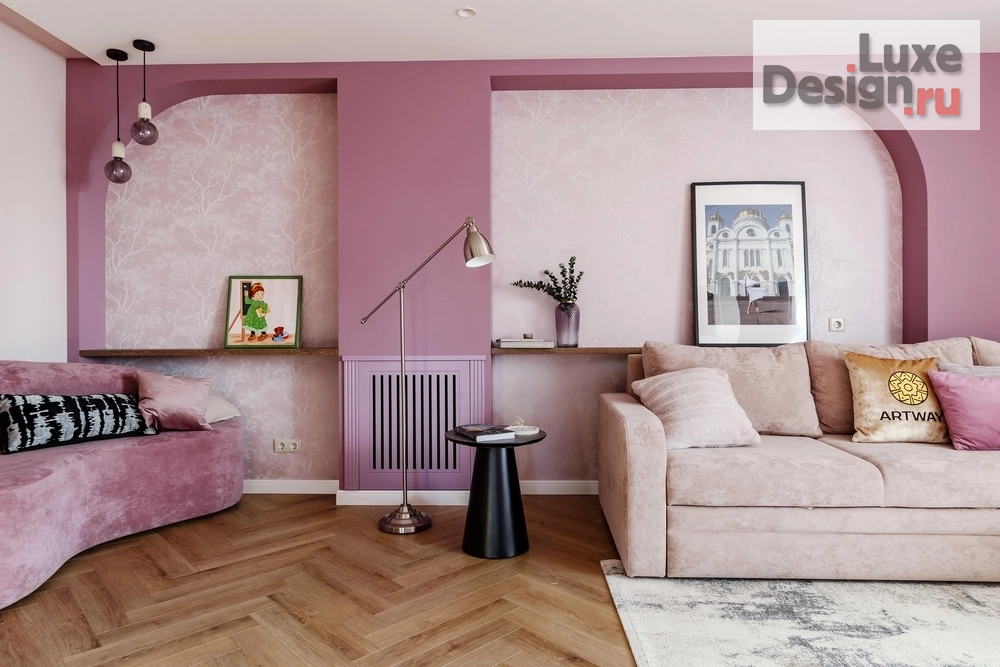 Дизайн интерьера трехкомнатной квартиры "Дизайн проект квартиры, площадью 84,2 кв.м " (фото 1)