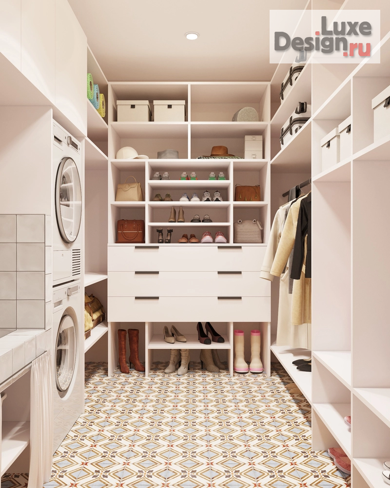 Дизайн интерьера квартиры "Дизайн проект квартиры с элементами стиля mid-century modern." (фото 13)