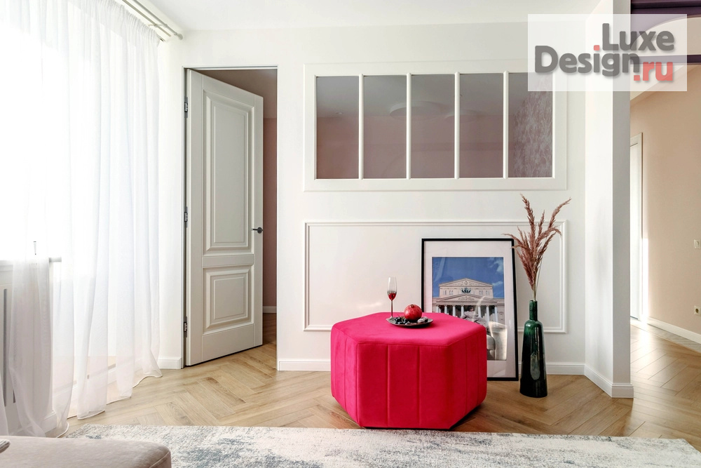 Дизайн интерьера трехкомнатной квартиры "Дизайн проект квартиры, площадью 84,2 кв.м " (фото 2)