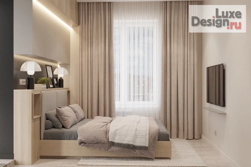 Дизайн интерьера трехкомнатной квартиры "Проект квартиры, площадью 88 кв. м для семьи с двумя сыновьями." (фото 18)