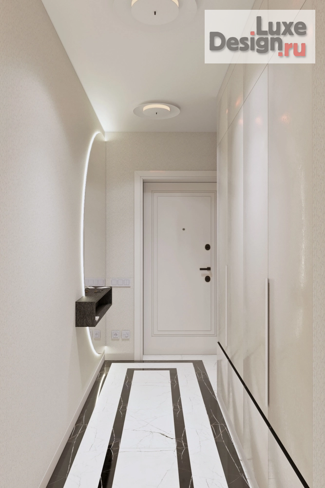 Дизайн интерьера трехкомнатной квартиры ""ЛЕГКАЯ РОСКОШЬ" Проект 3-х комнатной квартиры" (фото 2)