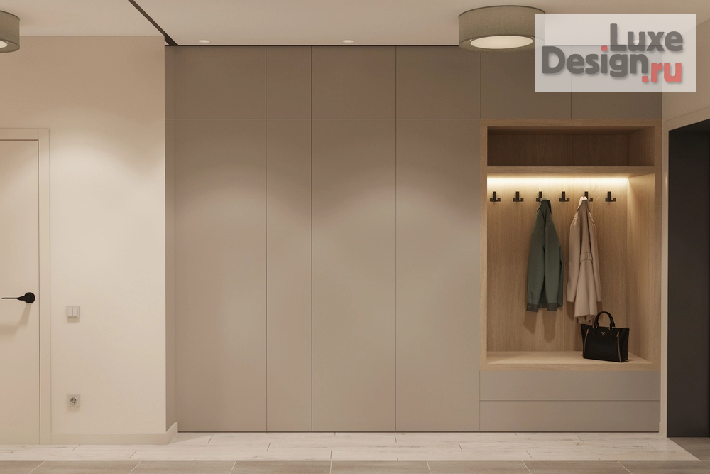 Дизайн интерьера трехкомнатной квартиры "Проект квартиры, площадью 88 кв. м для семьи с двумя сыновьями." (фото 4)