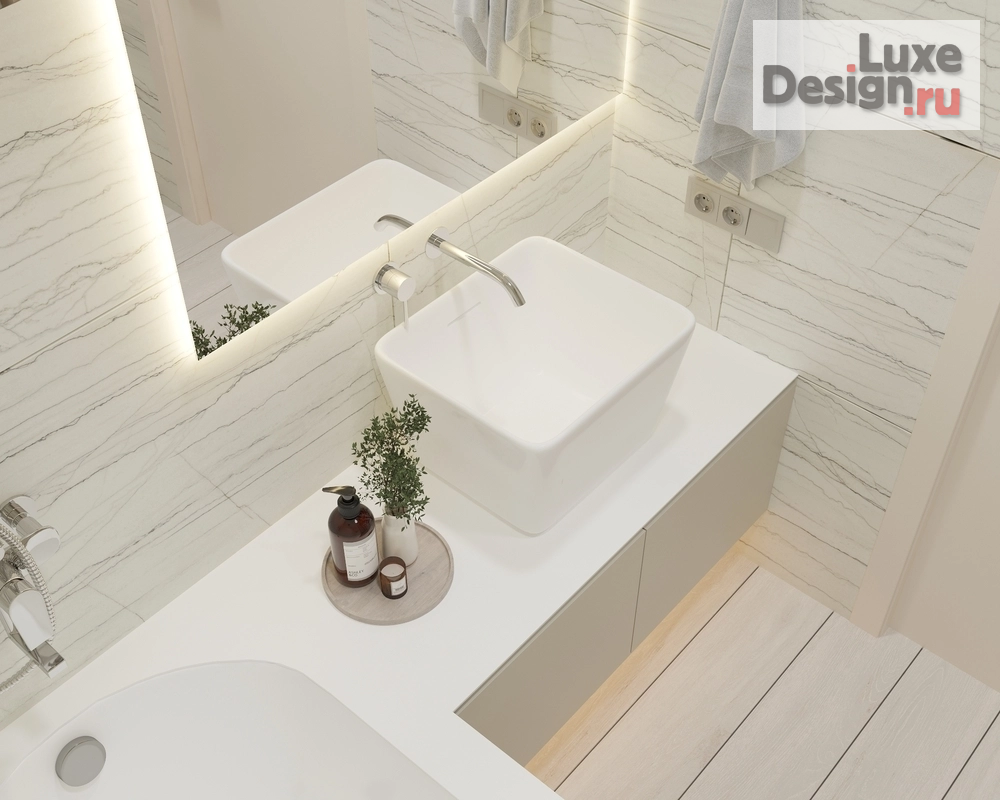 Дизайн интерьера трехкомнатной квартиры "Проект квартиры, площадью 88 кв. м для семьи с двумя сыновьями." (фото 13)