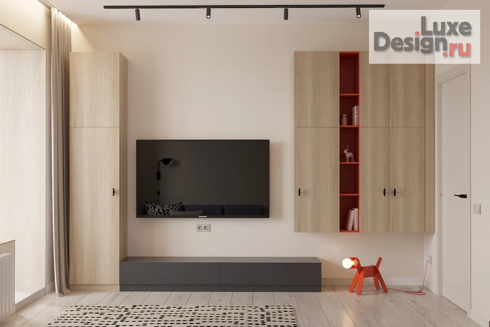 Дизайн интерьера трехкомнатной квартиры "Проект квартиры, площадью 88 кв. м для семьи с двумя сыновьями." (фото 25)