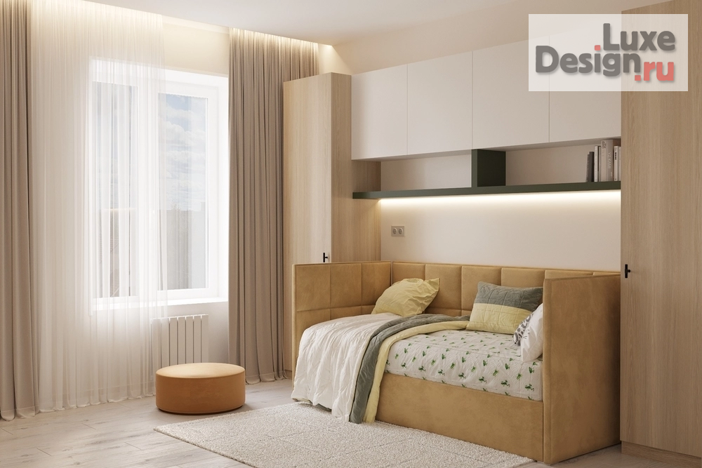 Дизайн интерьера трехкомнатной квартиры "Проект квартиры, площадью 88 кв. м для семьи с двумя сыновьями." (фото 32)