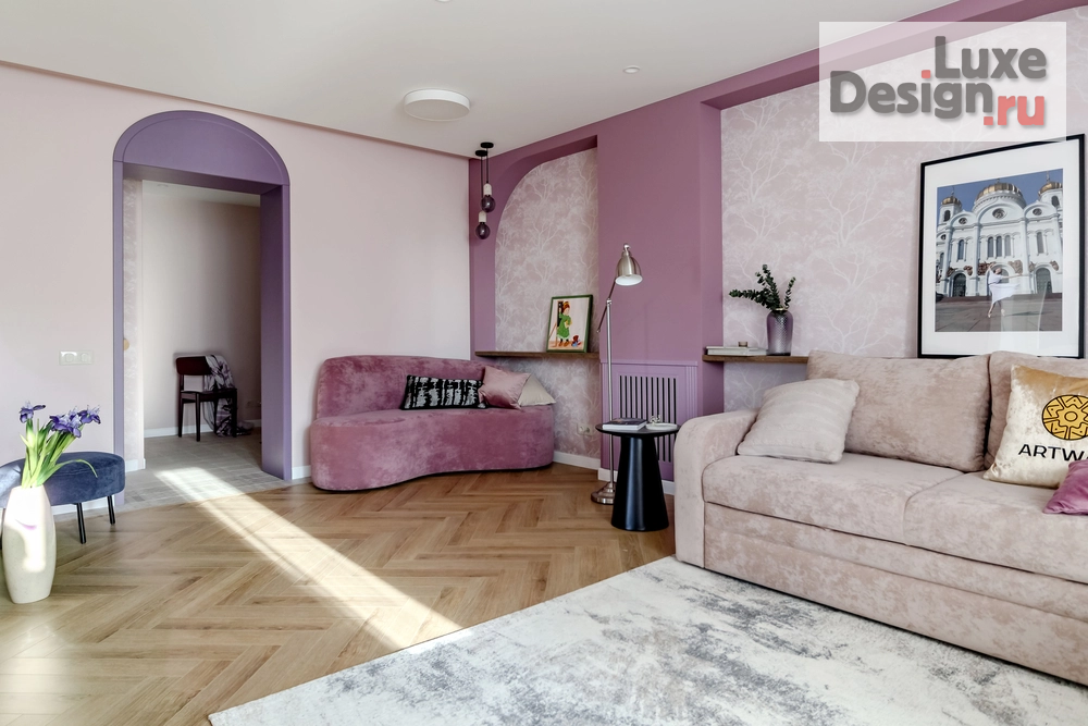 Дизайн интерьера трехкомнатной квартиры "Дизайн проект квартиры, площадью 84,2 кв.м " (фото 5)