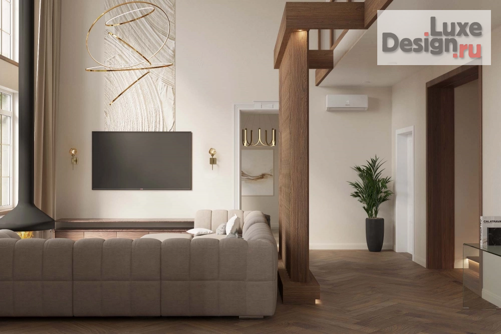 Дизайн интерьера частного дома "Дом с. Порошино "ИЗЫСКАННЫЙ ПРИВКУС ЛЕГКОСТИ"" (фото 5)