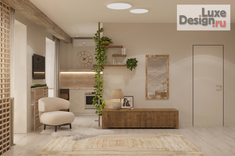 Дизайн интерьера квартиры "«СМЕЛЫЙ ЦВЕТ ПУСТЫНИ»" (фото 8)