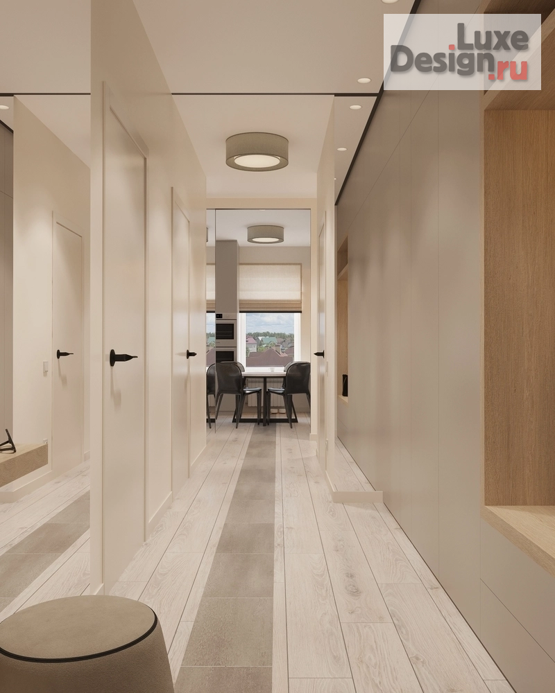 Дизайн интерьера трехкомнатной квартиры "Проект квартиры, площадью 88 кв. м для семьи с двумя сыновьями." (фото 2)