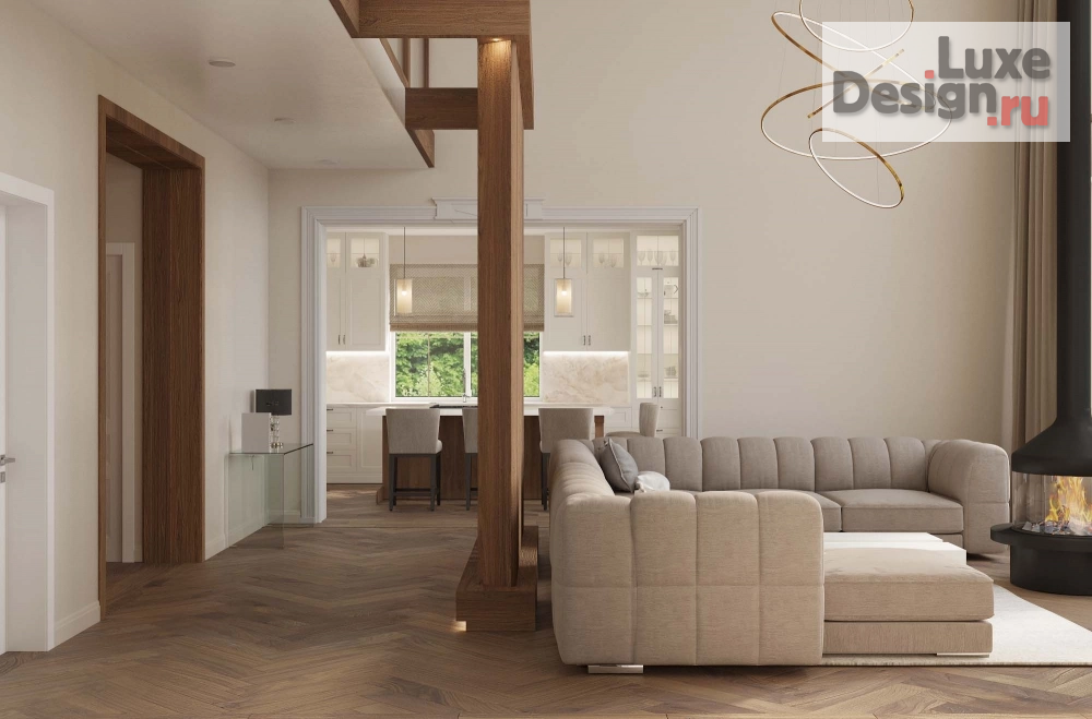 Дизайн интерьера частного дома "Дом с. Порошино "ИЗЫСКАННЫЙ ПРИВКУС ЛЕГКОСТИ"" (фото 8)