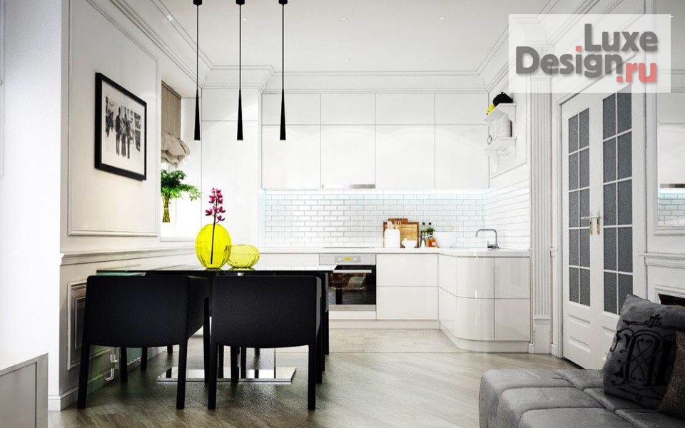 Дизайн интерьера квартиры "Проект в современной классике" (фото 1)