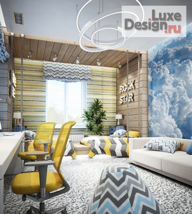 Дизайн интерьера комнаты "Проект детской" (фото 1)