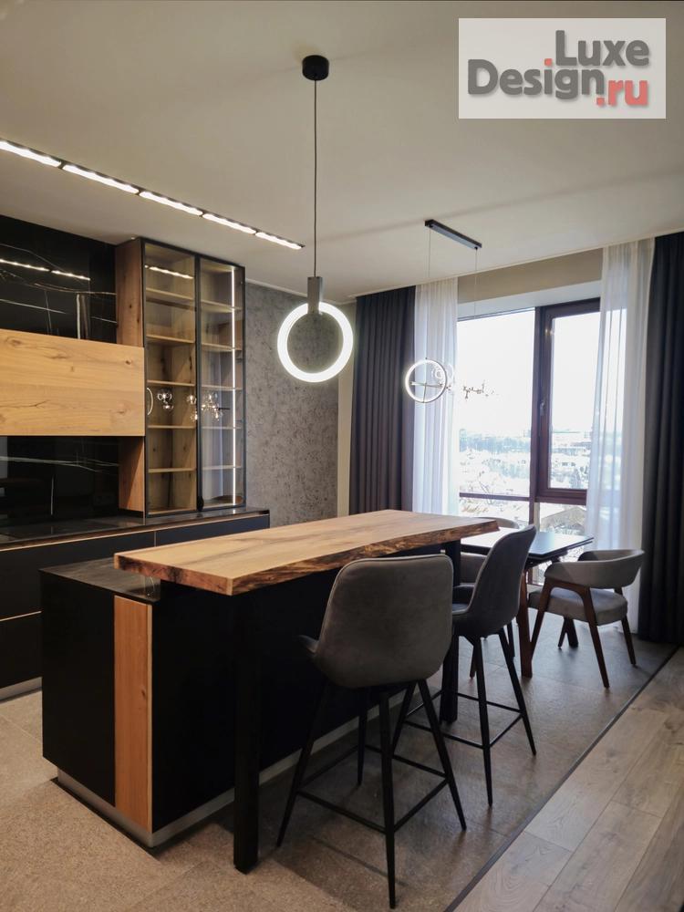 Дизайн интерьера двухкомнатной квартиры "Двухкомнатная квартира в стиле минимализм" (фото 2)