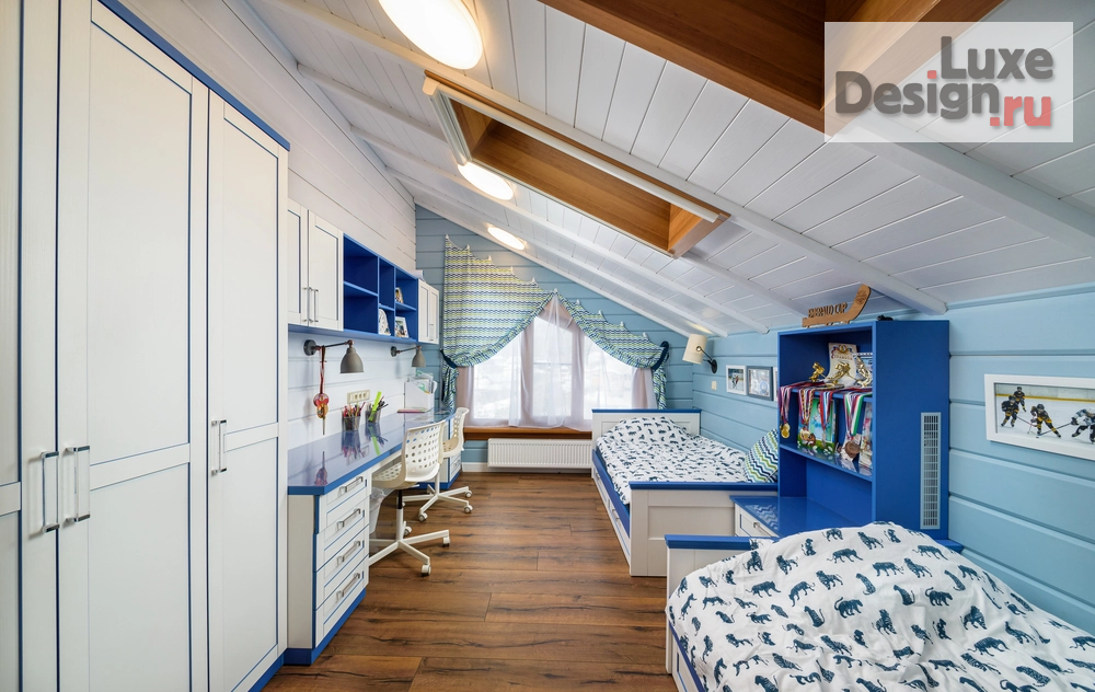 Дизайн интерьера загородного дома "Загородный дом из бруса" (фото 7)