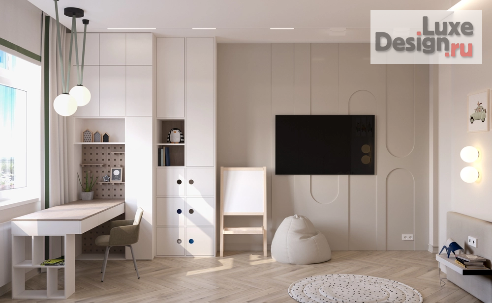 Дизайн интерьера трехкомнатной квартиры "Трёхкомнатная квартира в ЖК Булычёв" (фото 8)