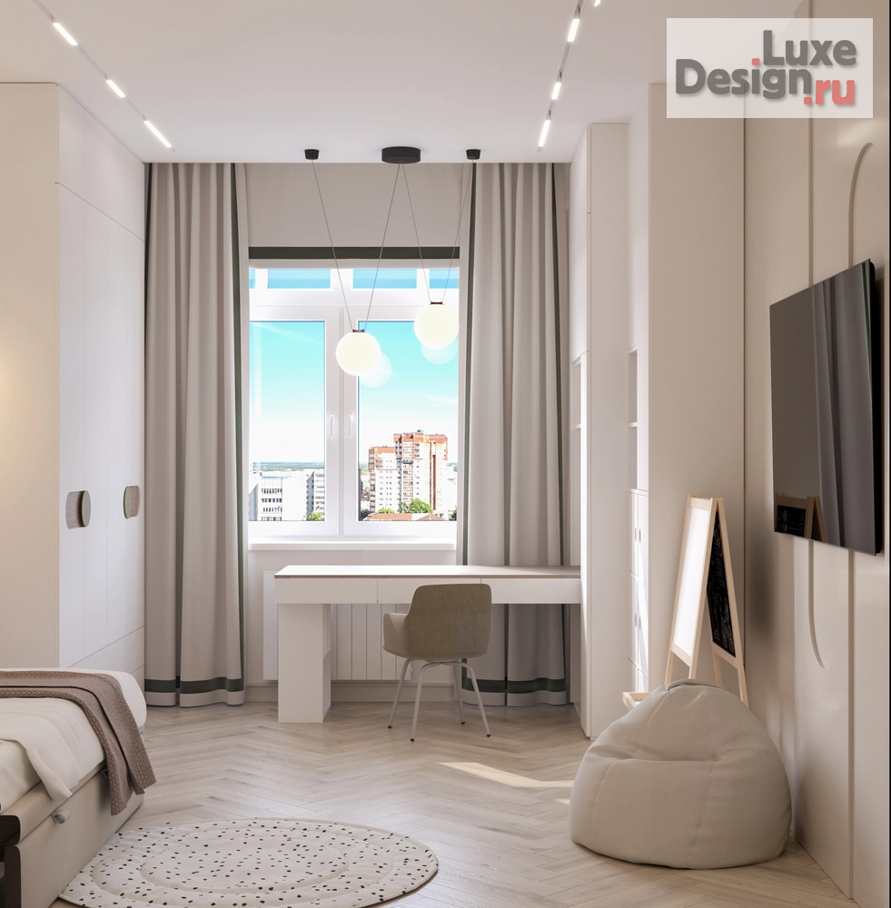 Дизайн интерьера трехкомнатной квартиры "Трёхкомнатная квартира в ЖК Булычёв" (фото 9)