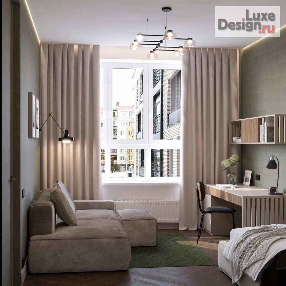 Дизайн интерьера трехкомнатной квартиры "Трёхкомнатная квартира в современном стиле" (фото 14)