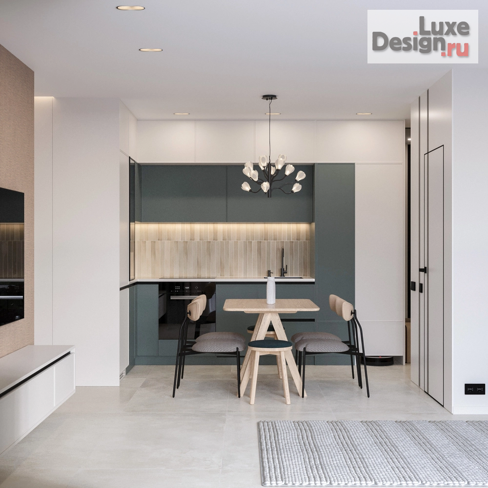 Дизайн интерьера трехкомнатной квартиры "Трёхкомнатная квартира в современном стиле" (фото 1)