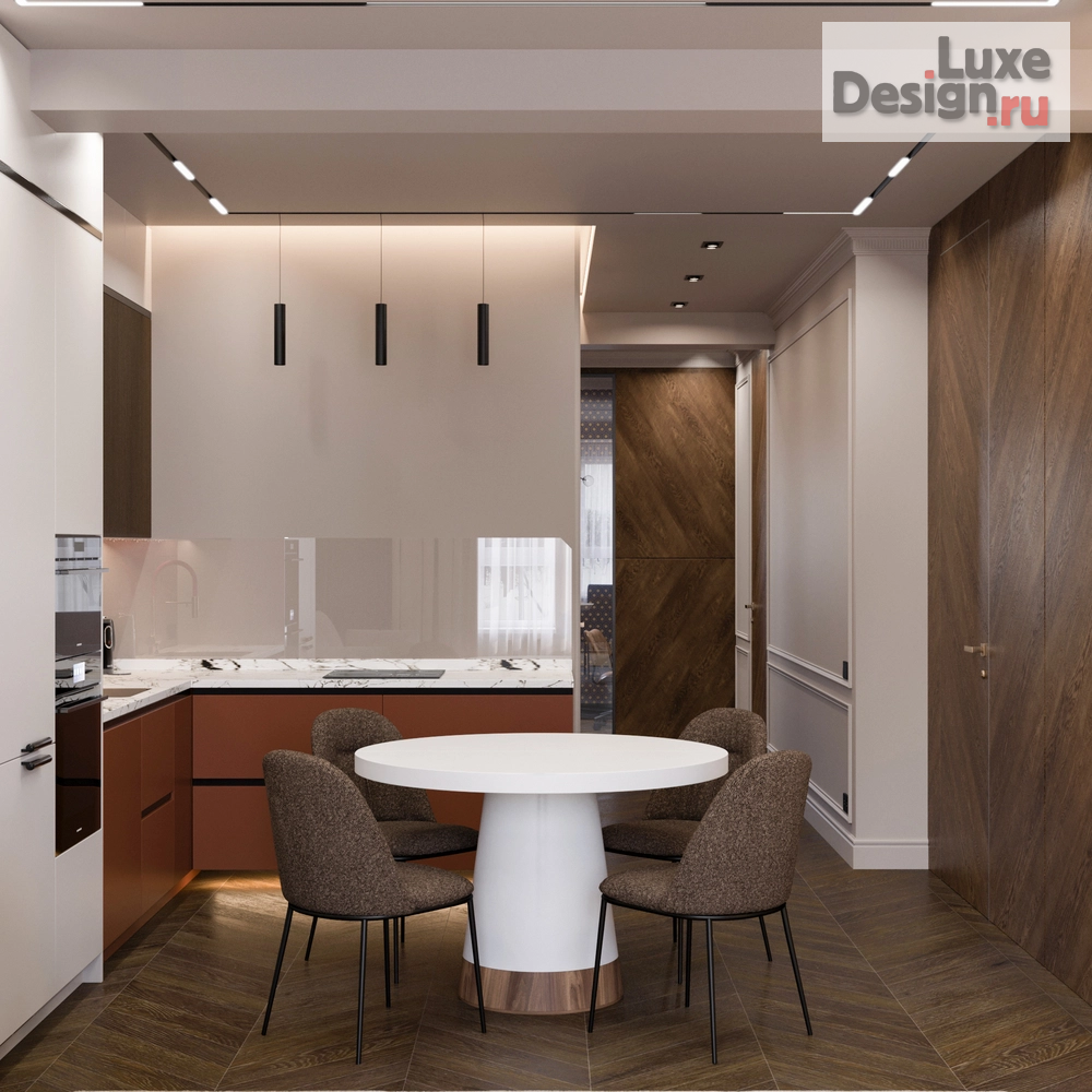 Дизайн интерьера трехкомнатной квартиры "Трёхкомнатная квартира в современном стиле" (фото 4)