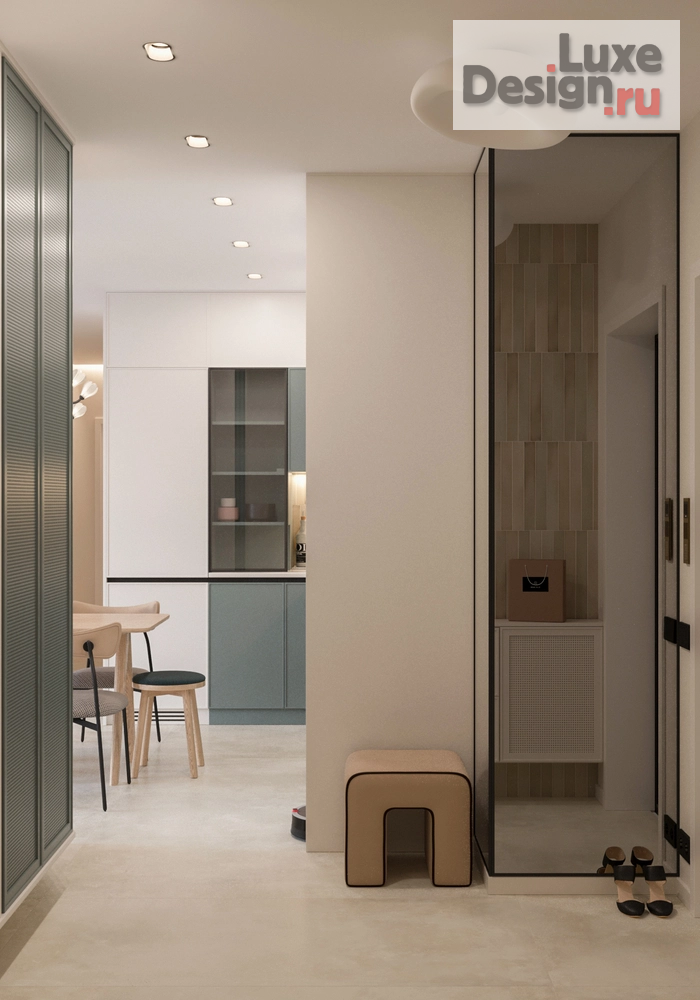 Дизайн интерьера трехкомнатной квартиры "Трёхкомнатная квартира в современном стиле" (фото 3)