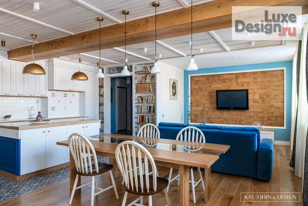 Дизайн интерьера трехкомнатной квартиры "квартира в средиземноморском стиле" (фото 2)