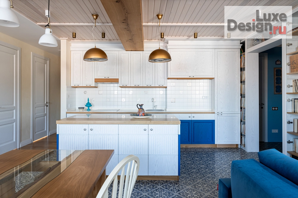 Дизайн интерьера трехкомнатной квартиры "квартира в средиземноморском стиле" (фото 4)