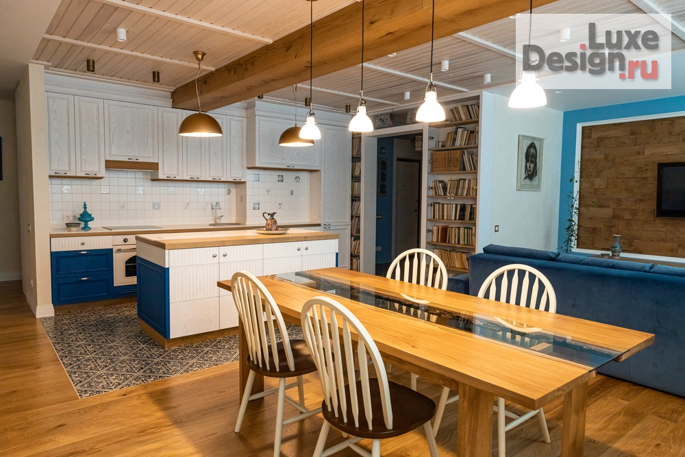 Дизайн интерьера трехкомнатной квартиры "квартира в средиземноморском стиле" (фото 8)