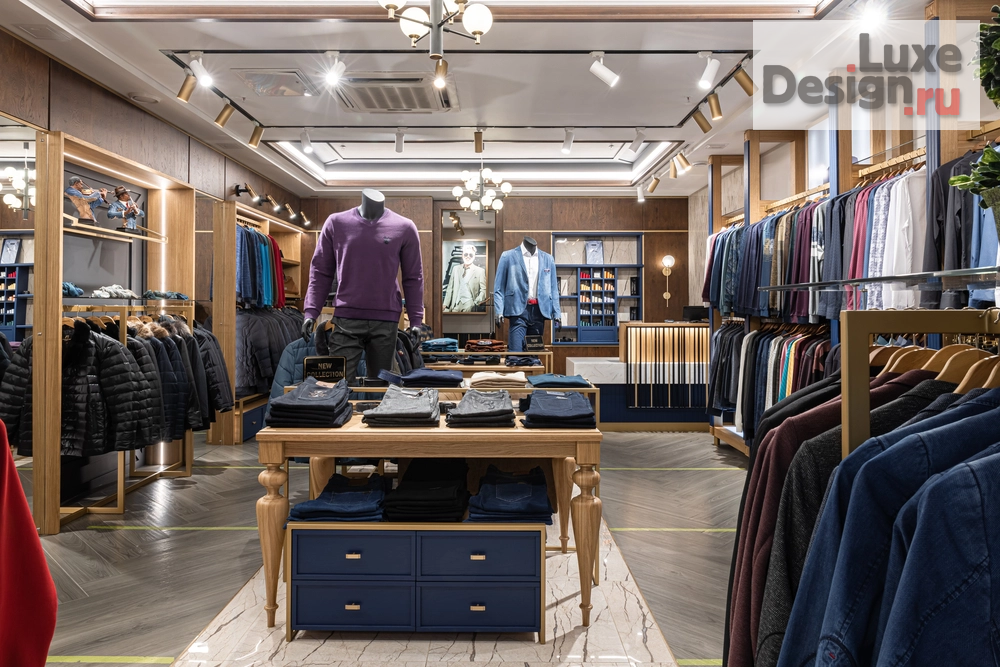 Дизайн интерьера бутика "Салон мужской одежды "Number 5"" (фото 2)