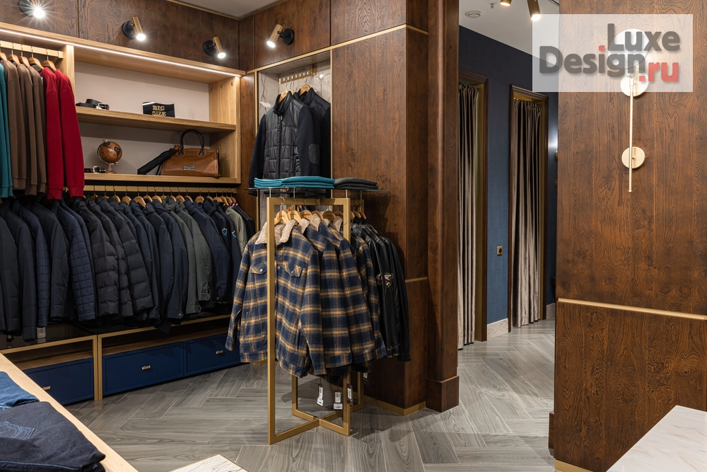 Дизайн интерьера бутика "Салон мужской одежды "Number 5"" (фото 4)