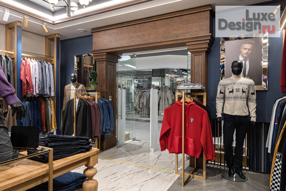 Дизайн интерьера бутика "Салон мужской одежды "Number 5"" (фото 5)