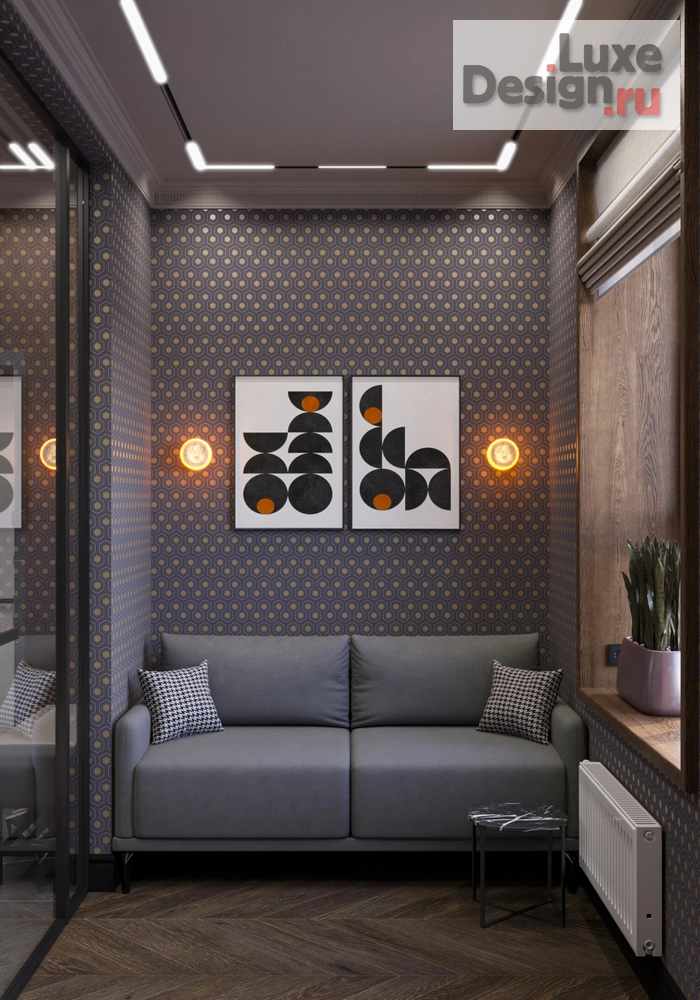 Дизайн интерьера трехкомнатной квартиры "Трёхкомнатная квартира в современном стиле" (фото 11)