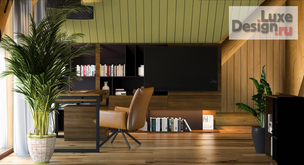 Дизайн интерьера загородного дома "Загородный дом из рубленного бревна" (фото 9)