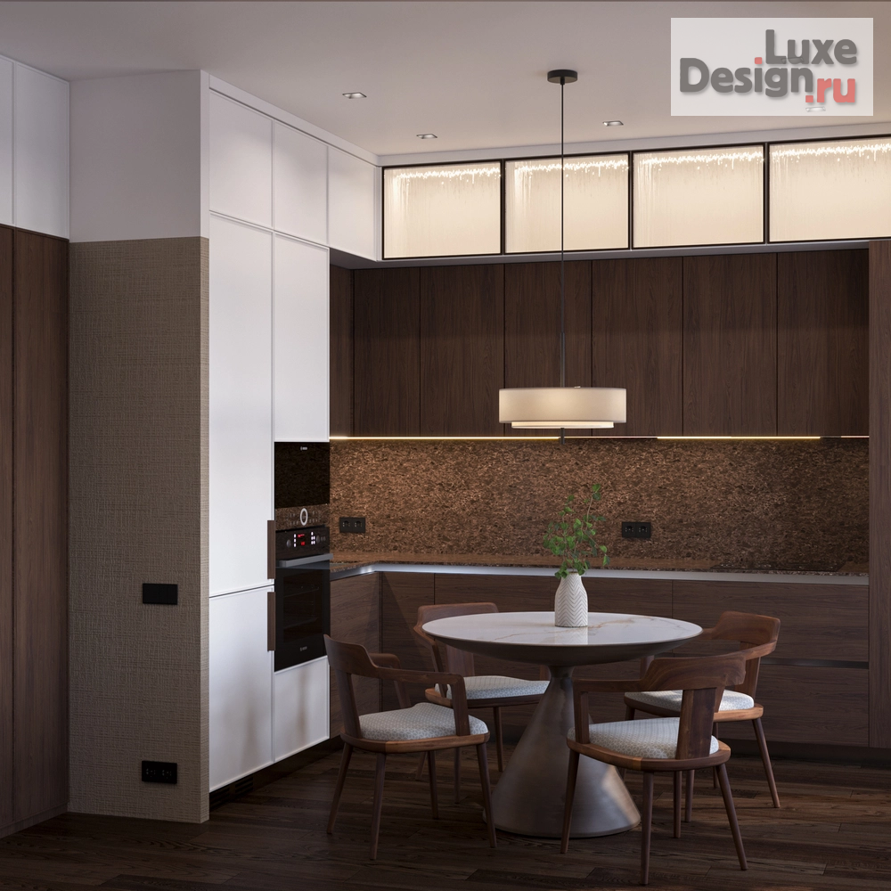 Дизайн интерьера трехкомнатной квартиры "Трёхкомнатная квартира в ЖК Булычёв" (фото 4)