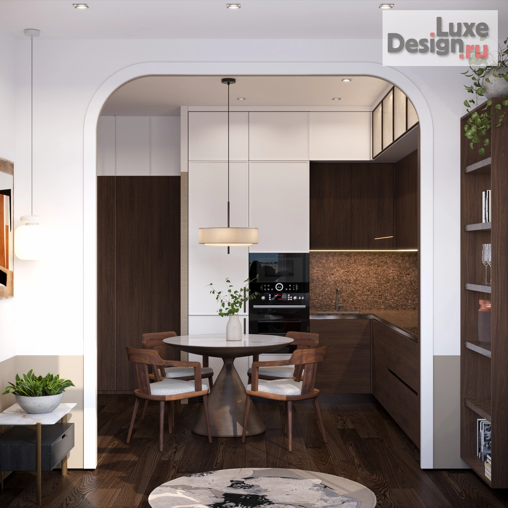 Дизайн интерьера трехкомнатной квартиры "Трёхкомнатная квартира в ЖК Булычёв" (фото 8)