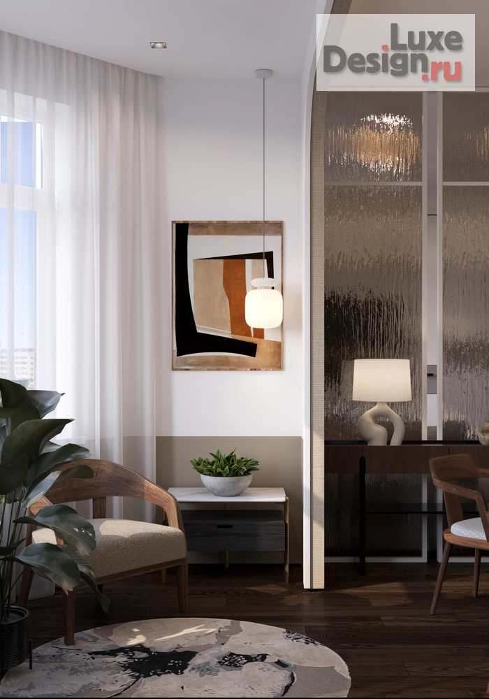 Дизайн интерьера трехкомнатной квартиры "Трёхкомнатная квартира в ЖК Булычёв" (фото 7)