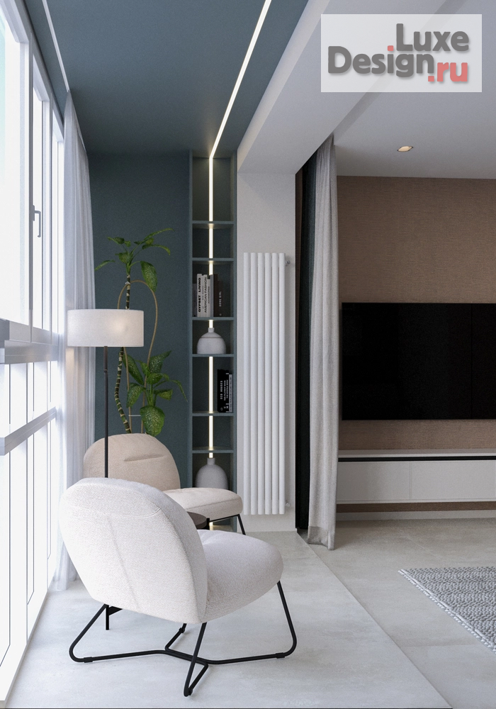 Дизайн интерьера трехкомнатной квартиры "Трёхкомнатная квартира в современном стиле" (фото 10)