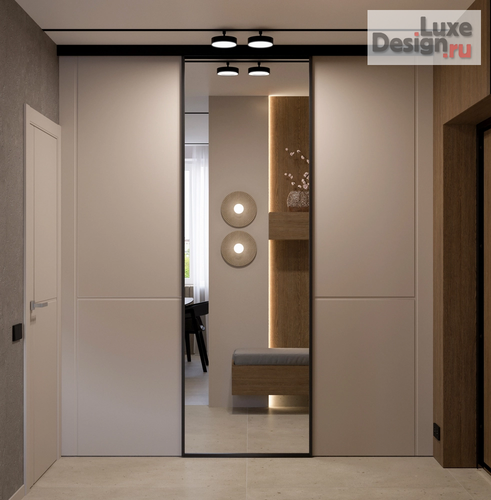 Дизайн интерьера трехкомнатной квартиры "Трёхкомнатная квартира в современном стиле " (фото 5)