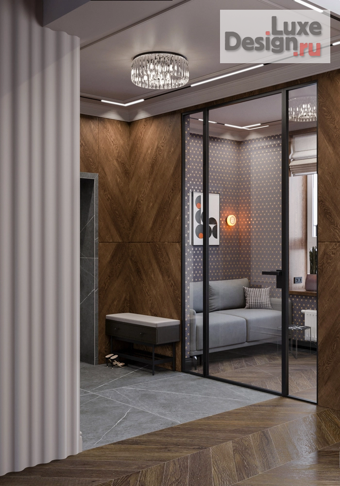 Дизайн интерьера трехкомнатной квартиры "Трёхкомнатная квартира в современном стиле" (фото 10)