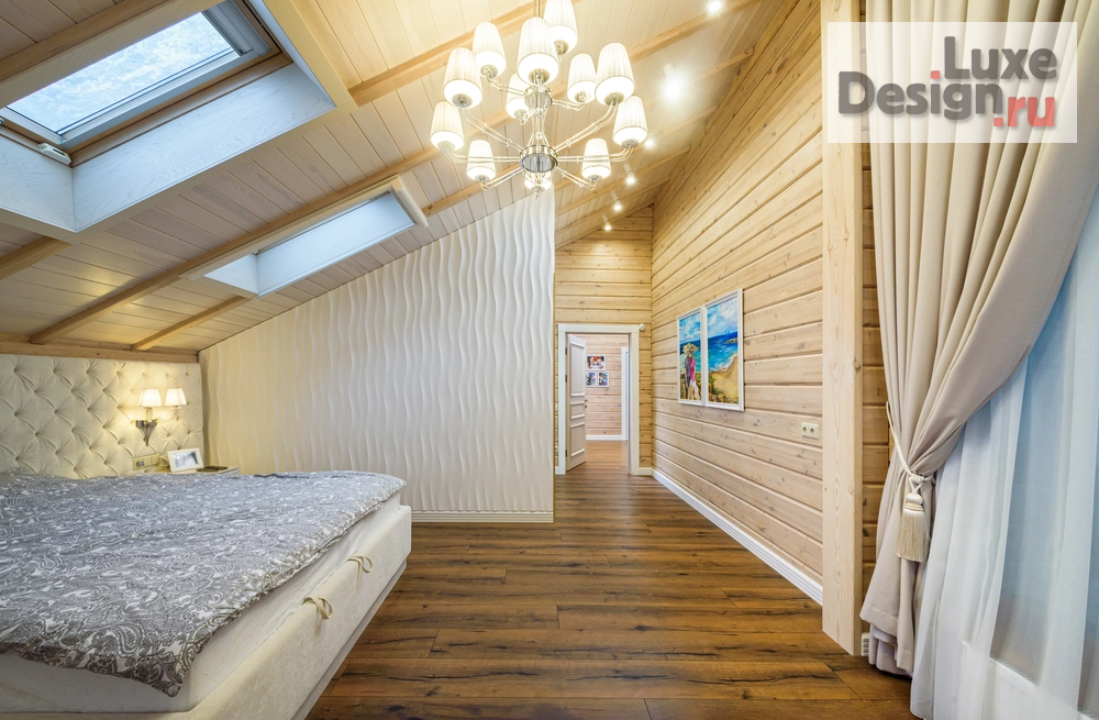 Дизайн интерьера загородного дома "Загородный дом из бруса" (фото 11)