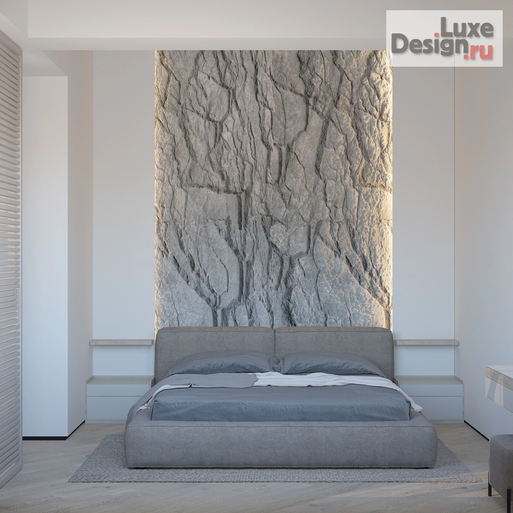 Дизайн интерьера трехкомнатной квартиры "Интерьер трёхкомнатной квартиры в строгом минимализме " (фото 8)